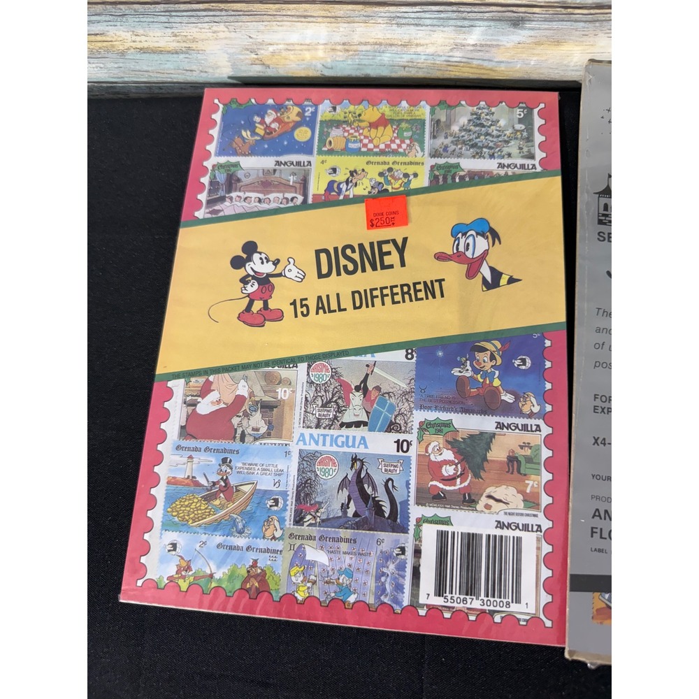 Disney Postage Stamp Lot OS Multicolor NEW Vintage Grenada Antigua Sets - Picture 3 of 6